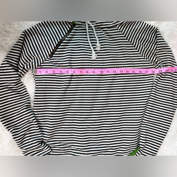 Double Hooded Striped Hoodie  NWOT Sz Small - Picture 6 of 7
